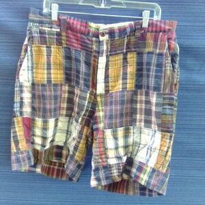 Ralph Lauren Polo shorts, 100 0/0 cotton, size 35, multi color pattern